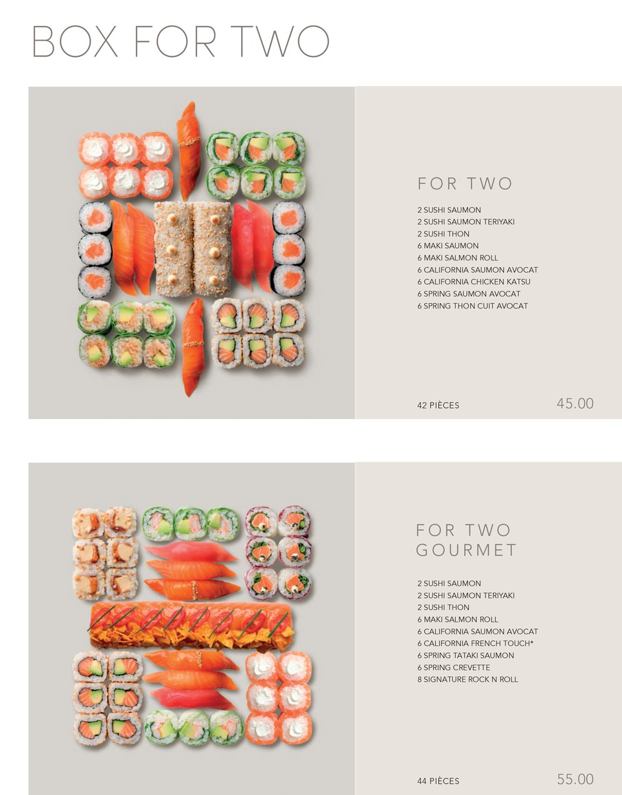 Sushi Shop Neuilly Pont menu 4