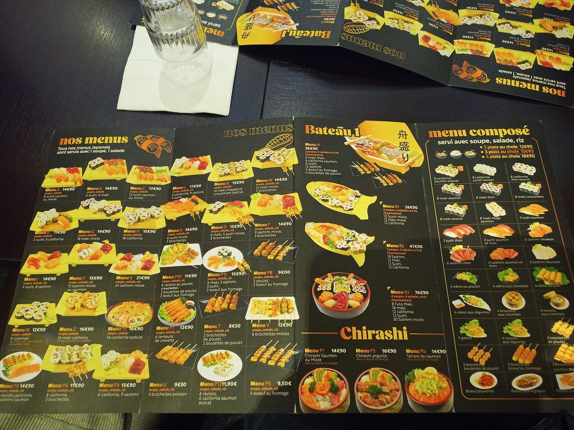 Restaurant BONZAÏ 75015 menu 2