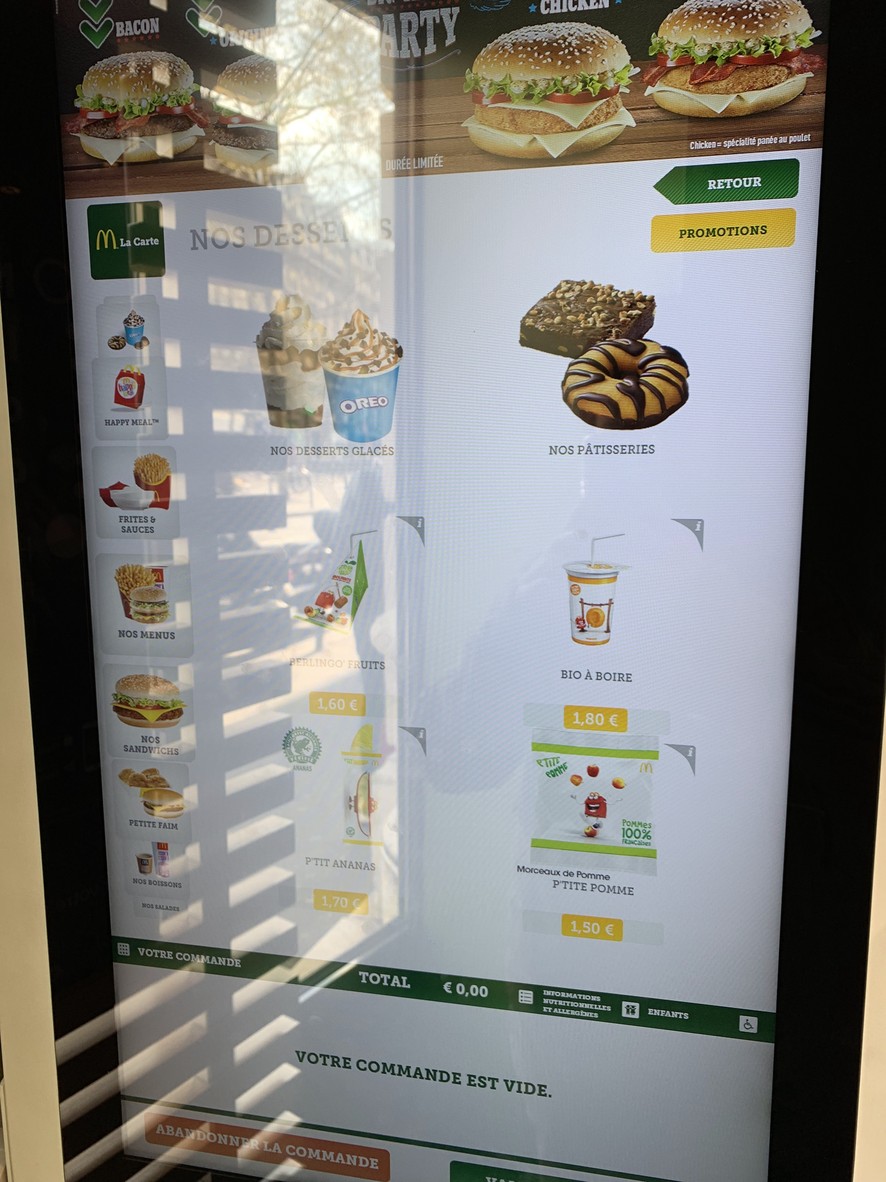 McDonald's menu 2