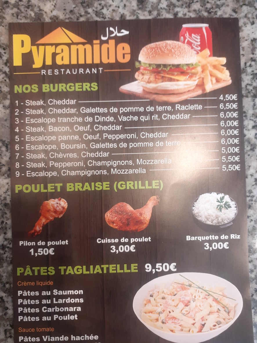 Le Chicken Verdun menu 1