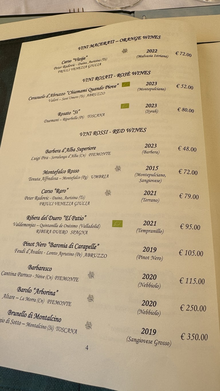 Le Jardin menu 3