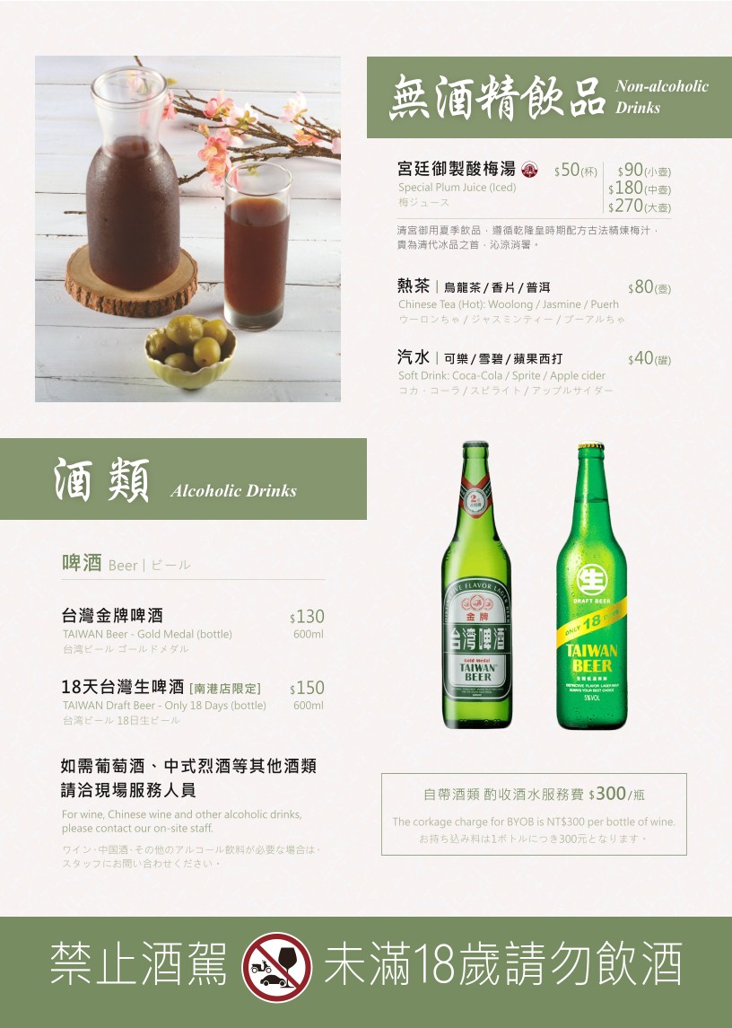 Àn Lǎo Mǎn Nángǎng Diàn menu 4