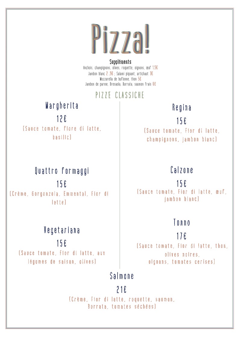 RESTAURANT EVVIVA menu 3