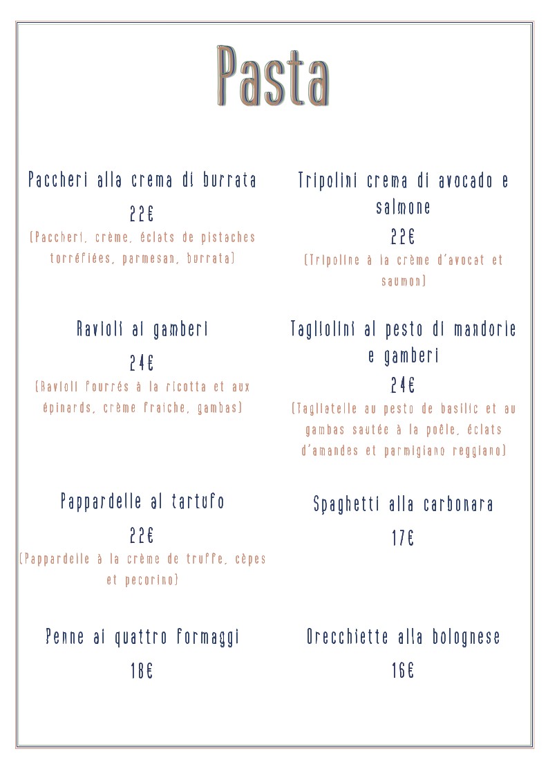 RESTAURANT EVVIVA menu 5