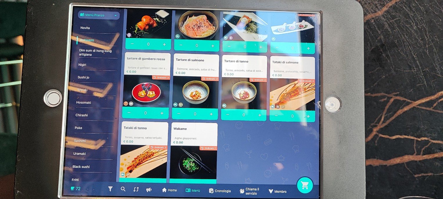 Saki Sushi menu 2