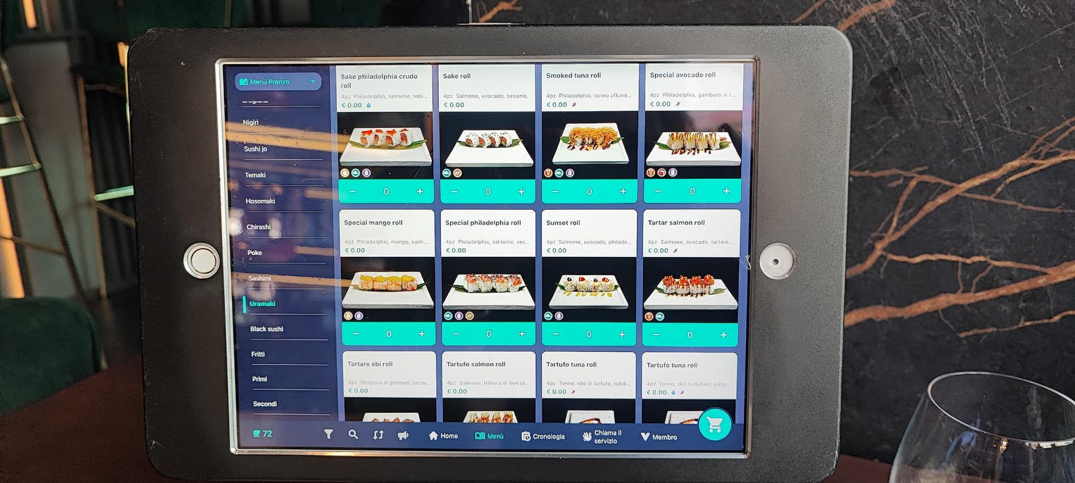 Saki Sushi menu 5