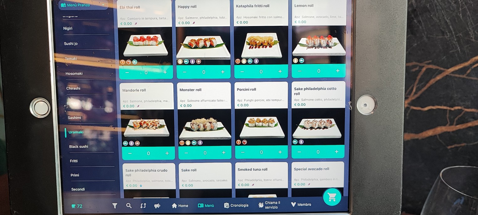 Saki Sushi menu 6
