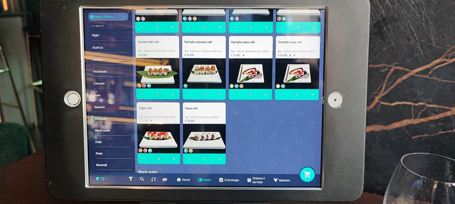 Saki Sushi menu 7