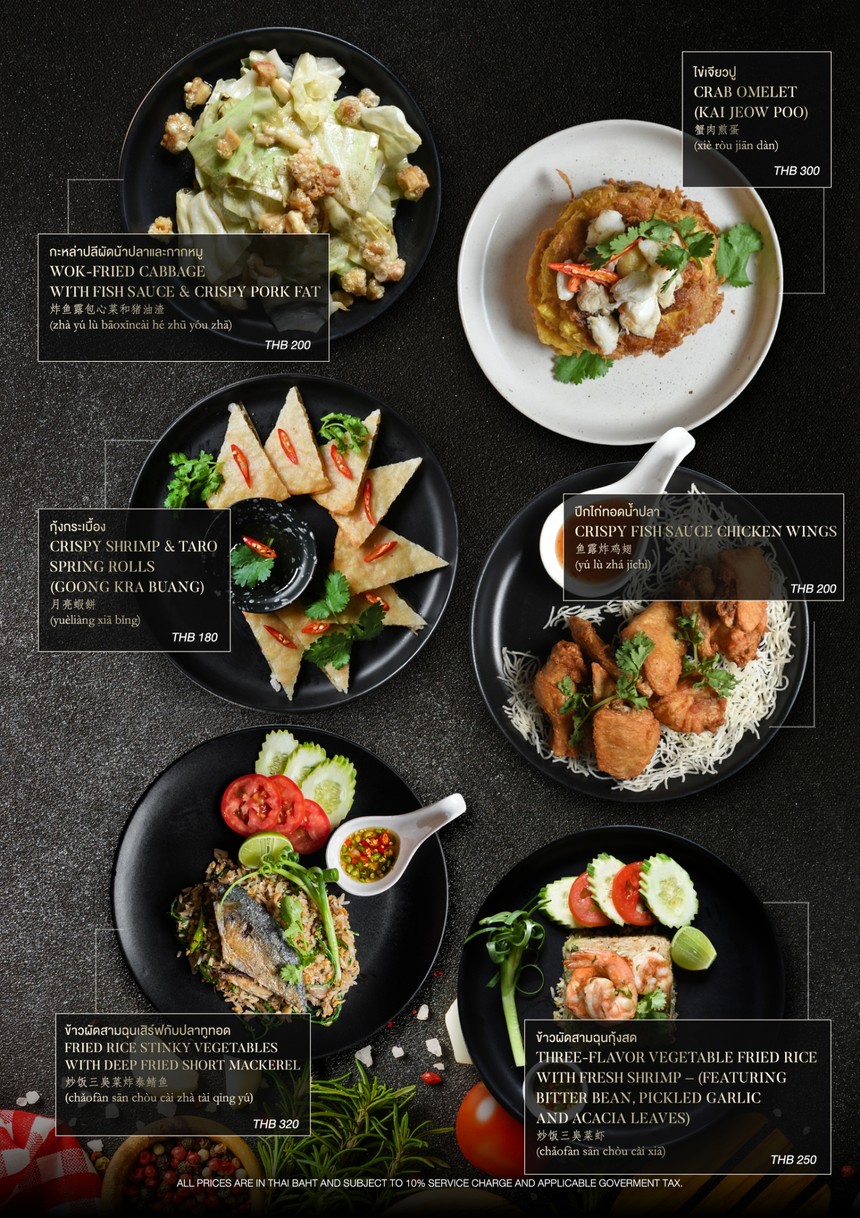 The Press Sky Bar menu 1