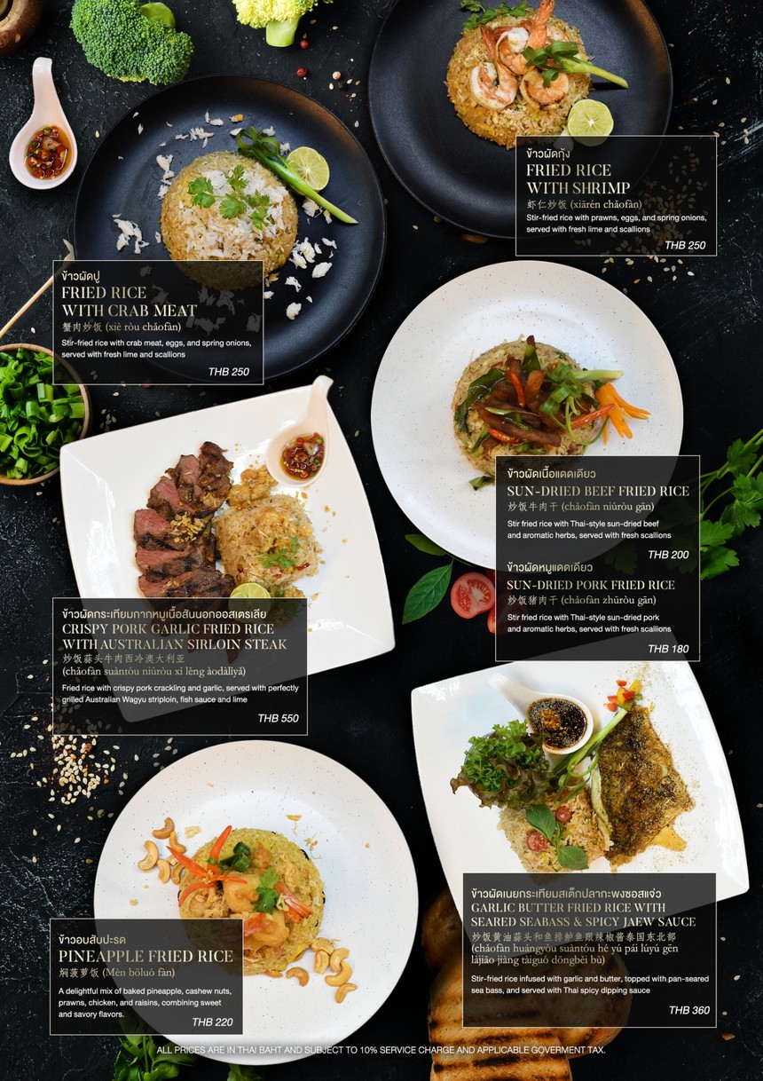 The Press Sky Bar menu 2