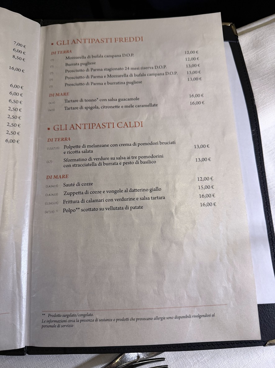 Il Datterino Giallo menu 1