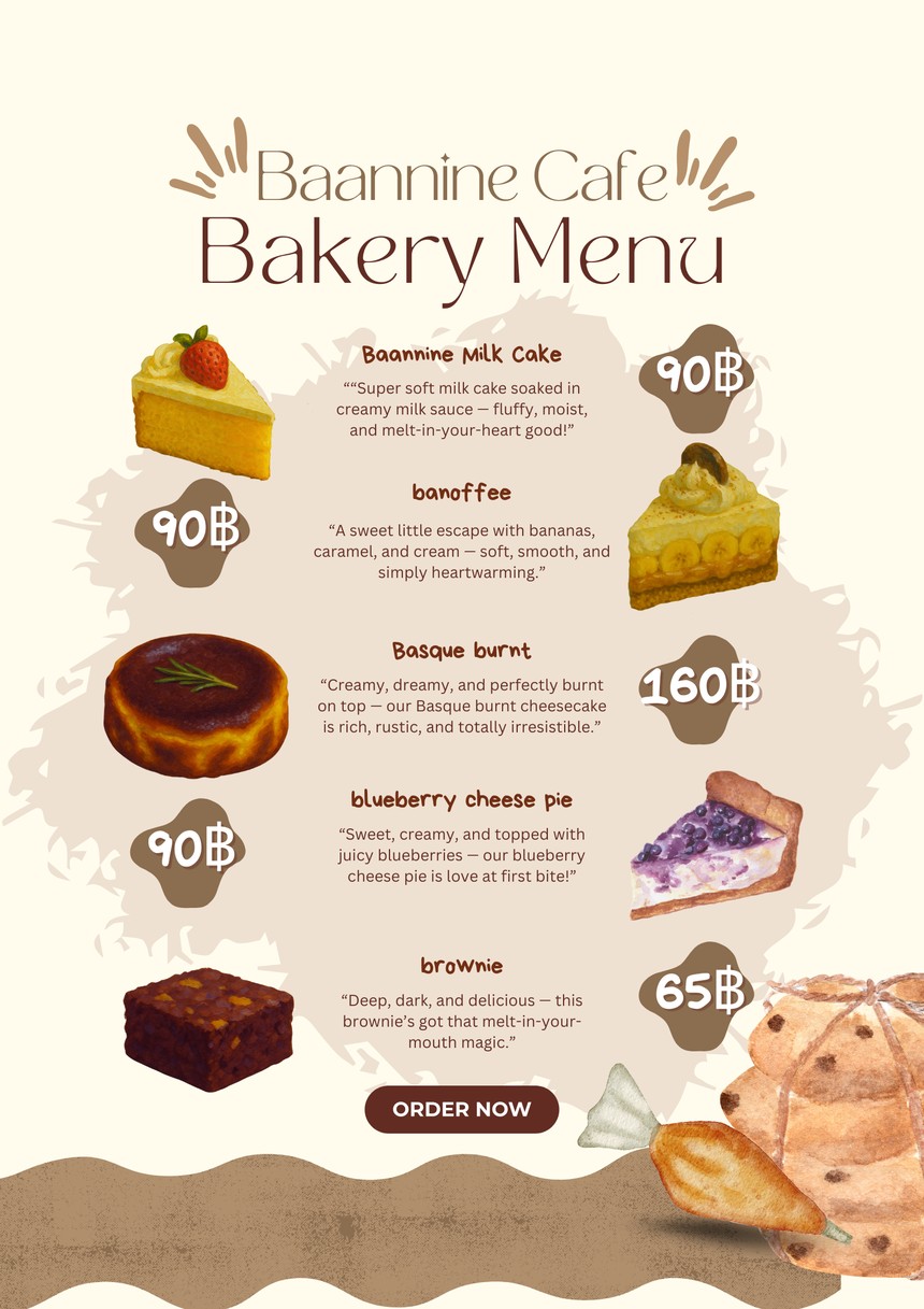 Raan Baan Nai ( Cafe' & Restaurant) menu 3