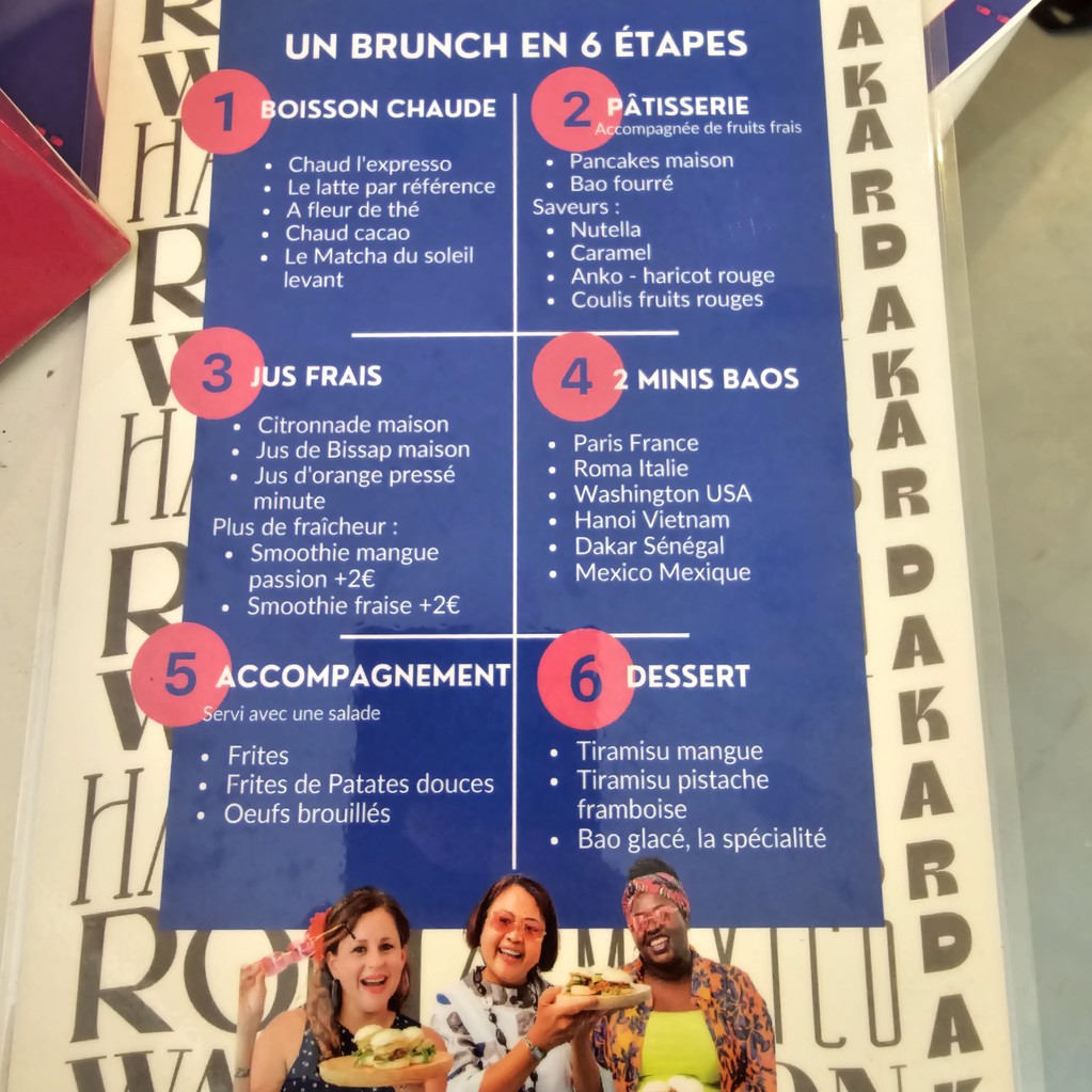 HUBAO Burgers & brunch - Paris - Montrouge menu 3