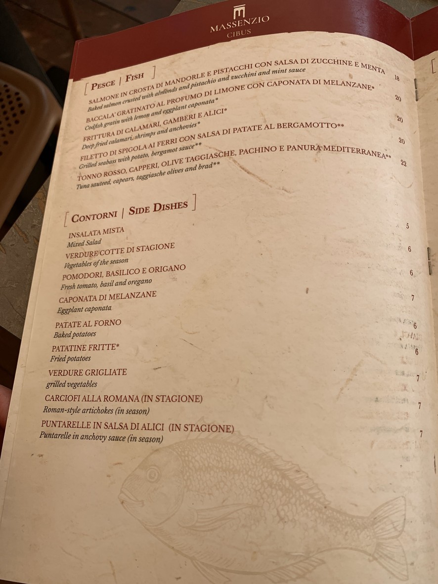 Ristorante Massenzio Ai Fori menu 5
