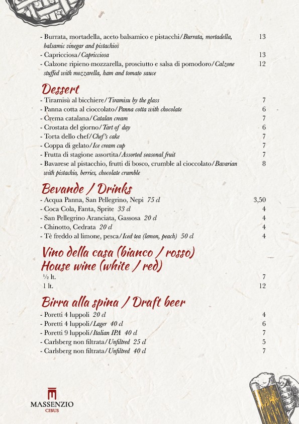 Ristorante Massenzio Ai Fori menu 7