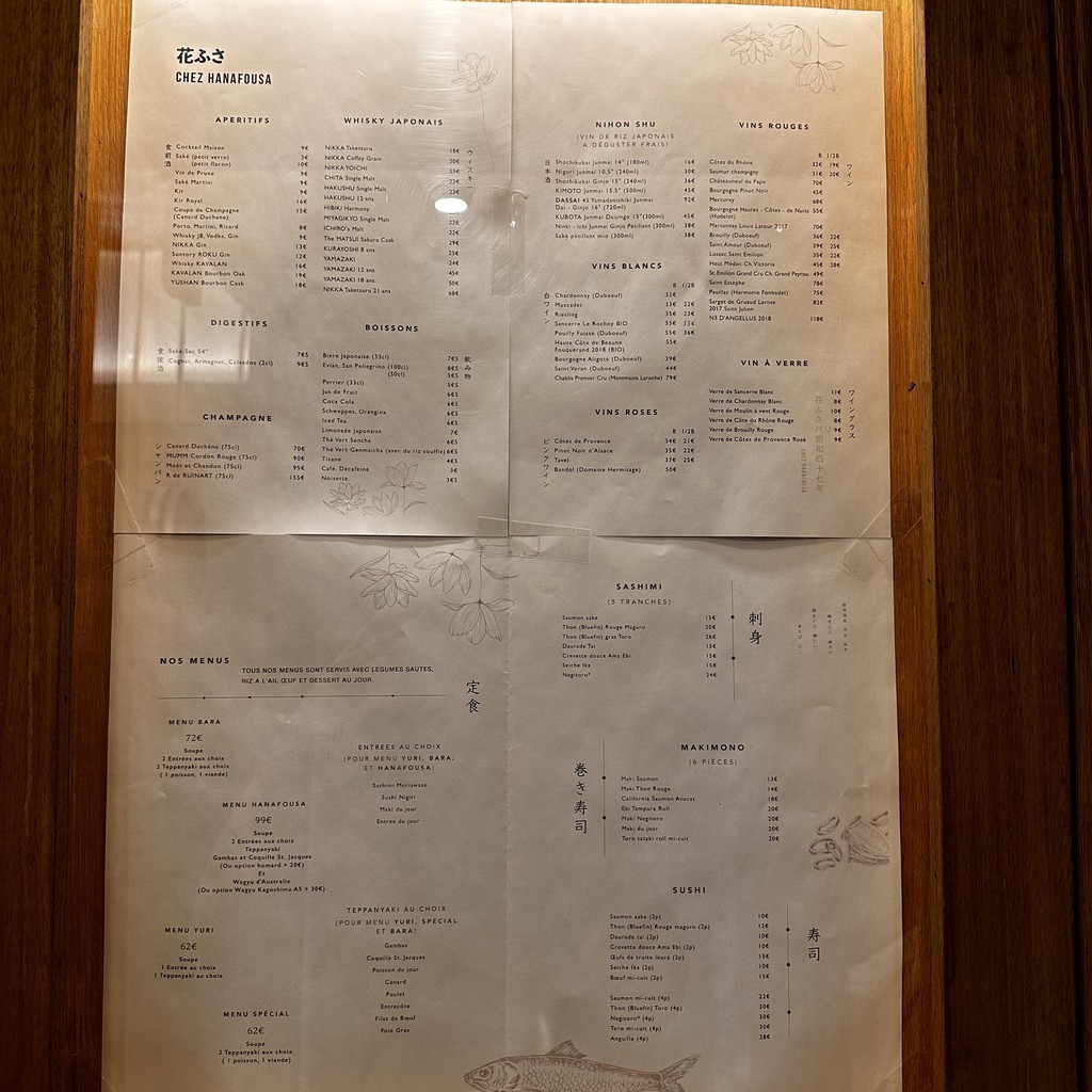 Chez Hanafousa menu 2