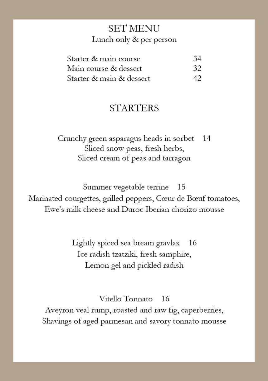 CHONBOU - Caviste & Restaurateur menu 1