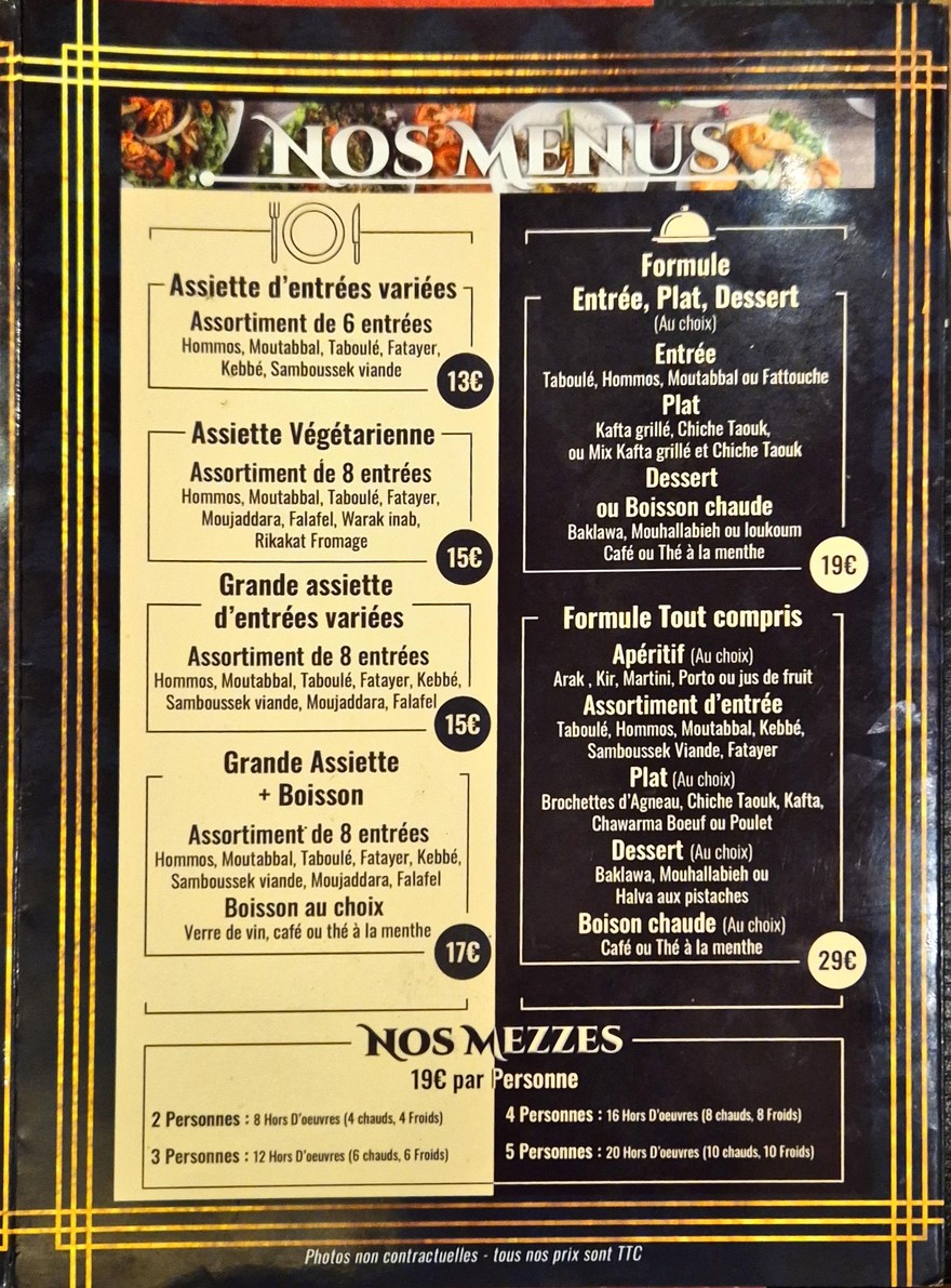 Rami menu 1