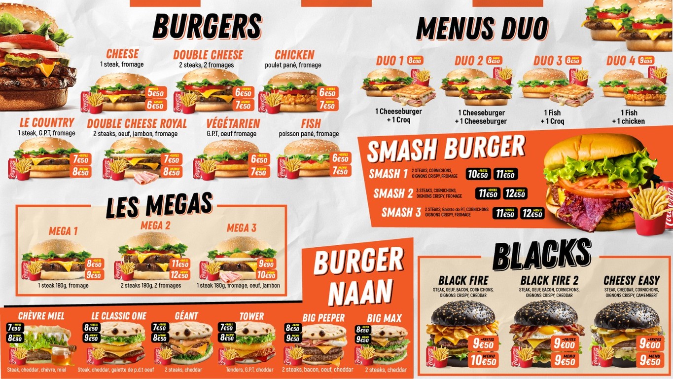 Chicken factory menu 2
