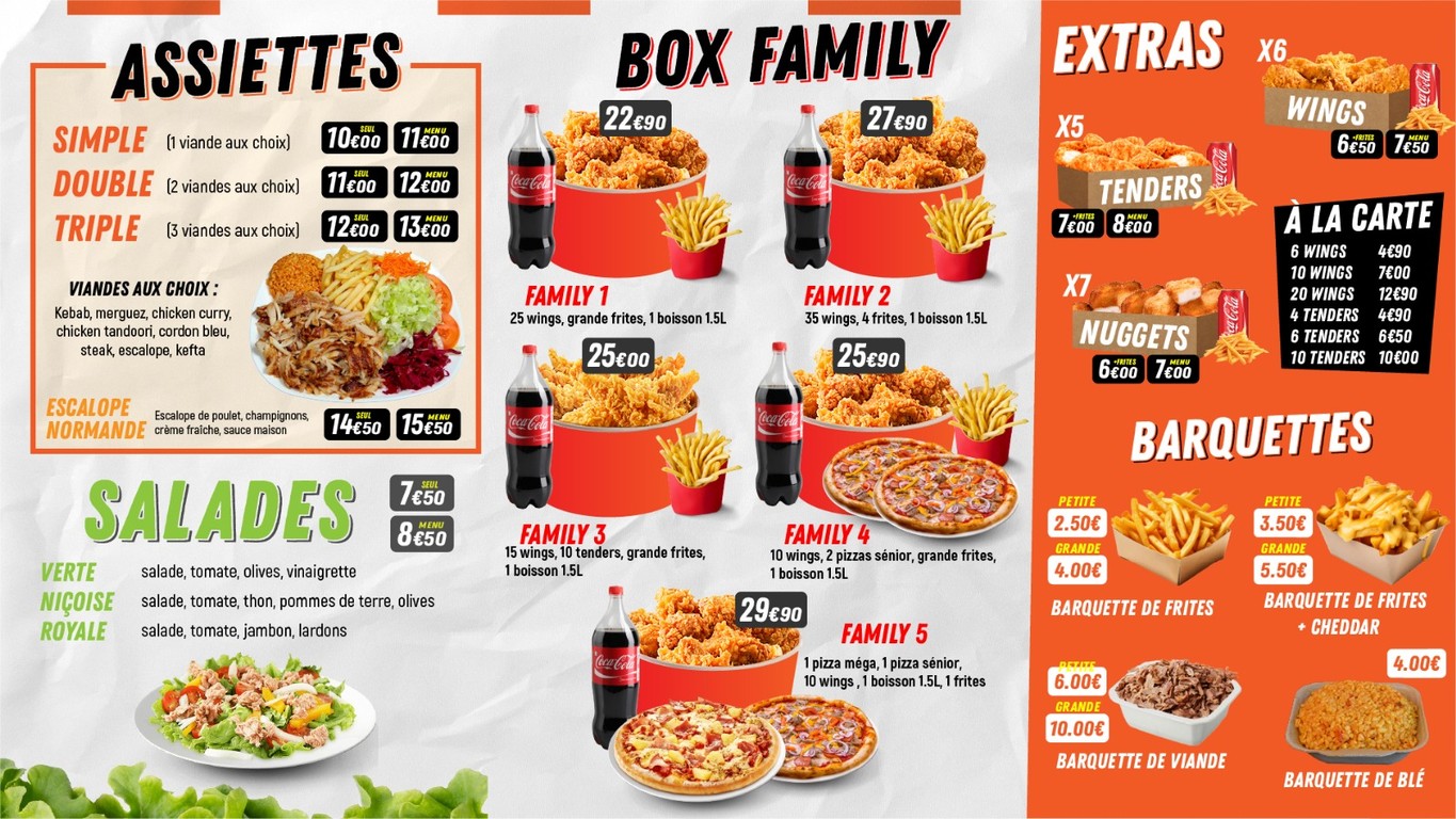 Chicken factory menu 5