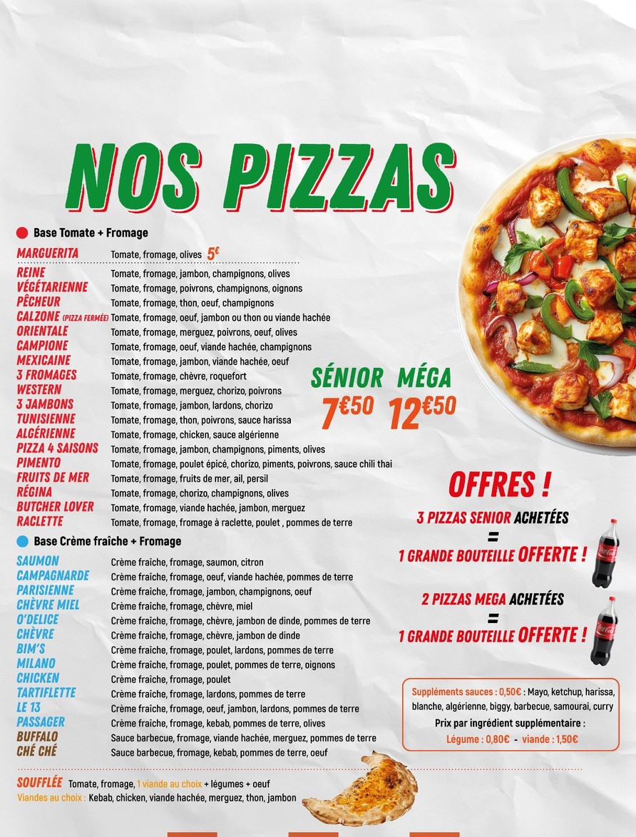 Chicken factory menu 6