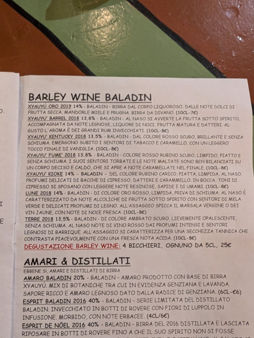 Open Baladin menu 5