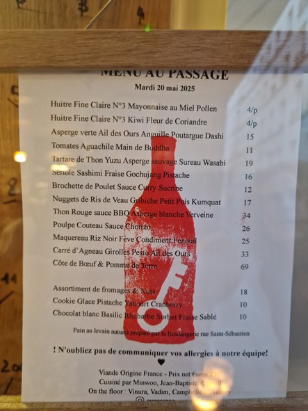 RESTAURANT AU PASSAGE