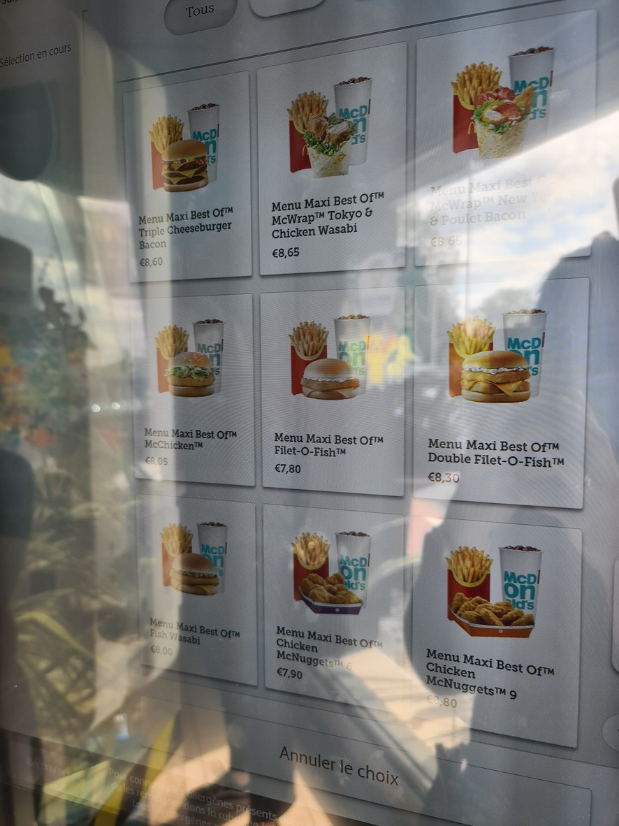 McDonald's menu 2