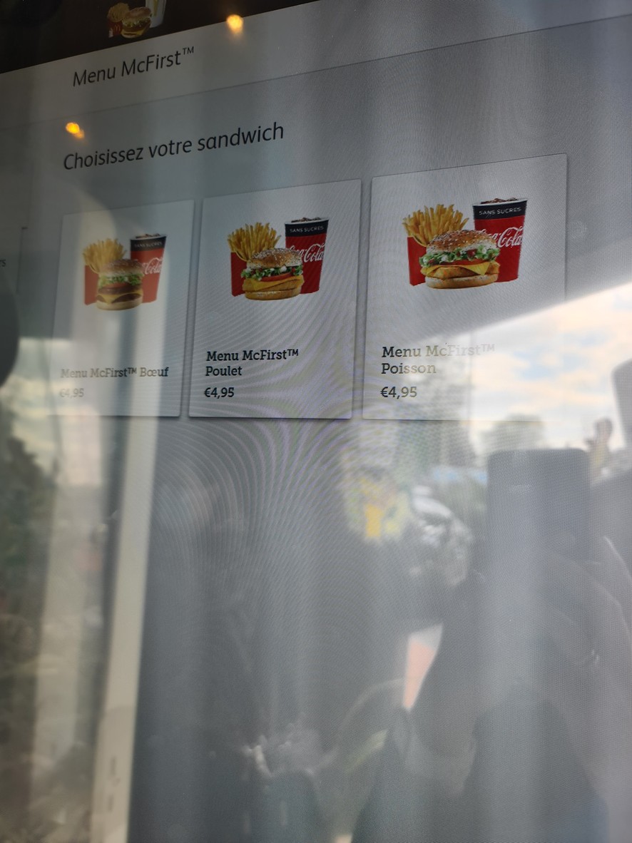 McDonald's menu 4