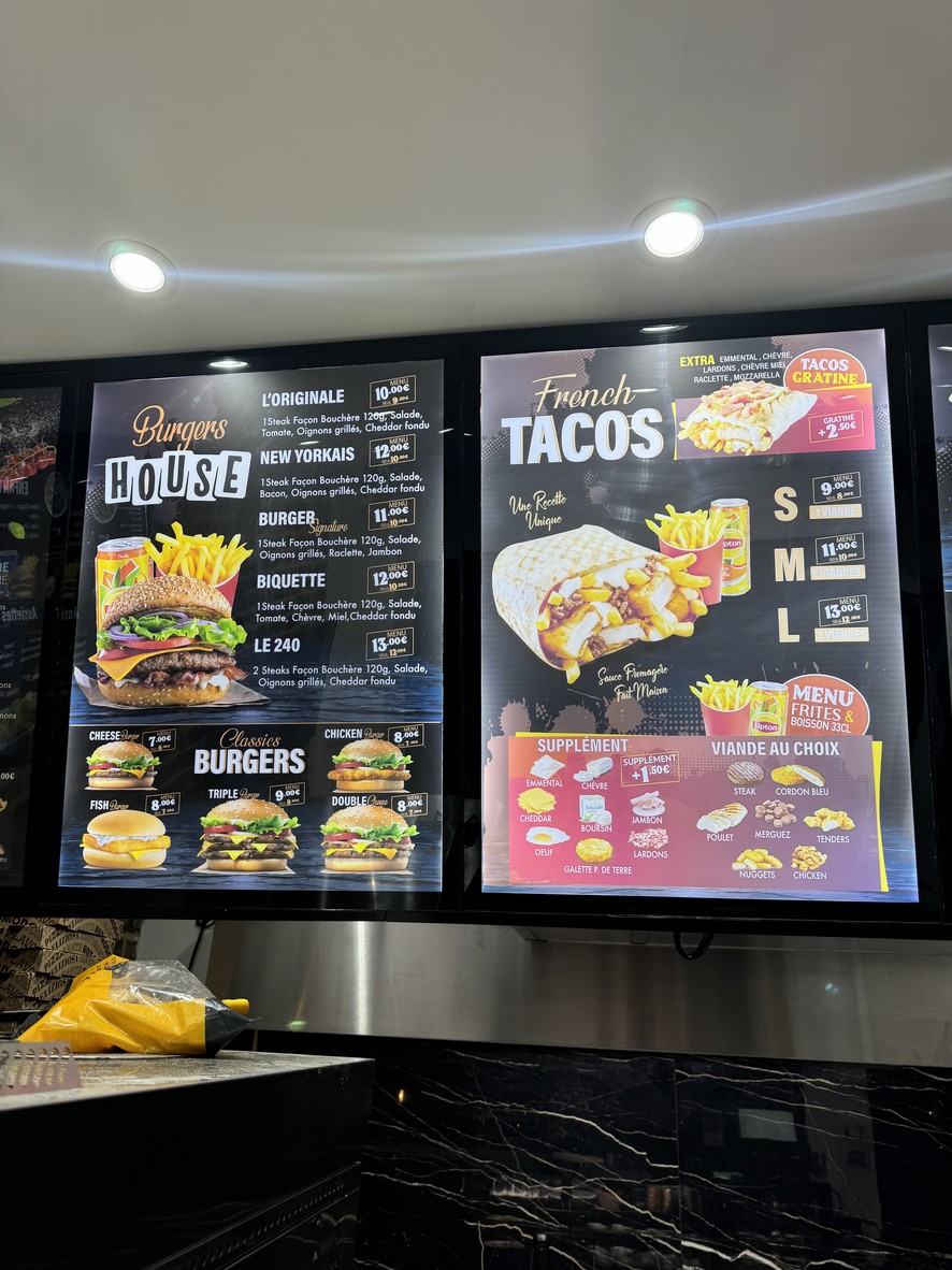 Franchy food menu 2