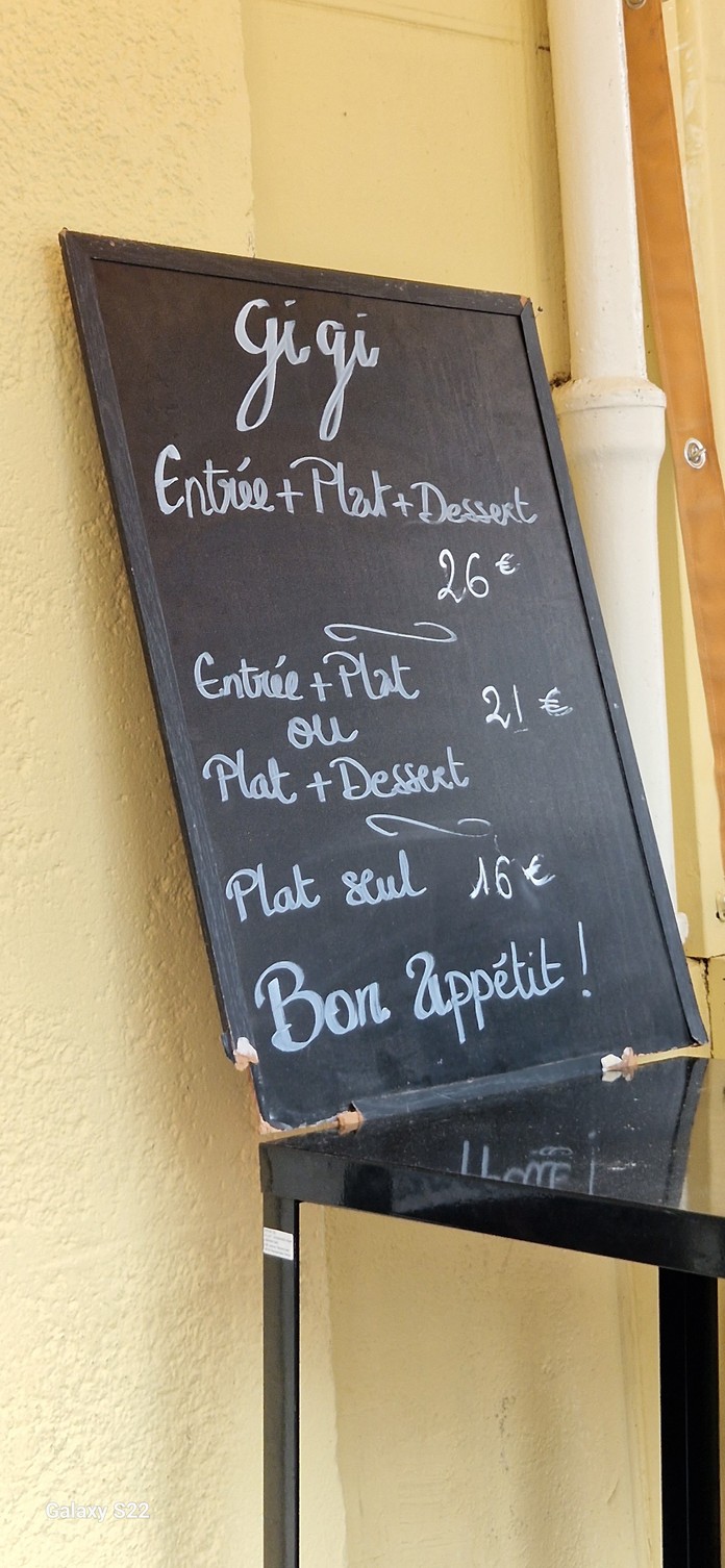 Chez Ivete menu 1