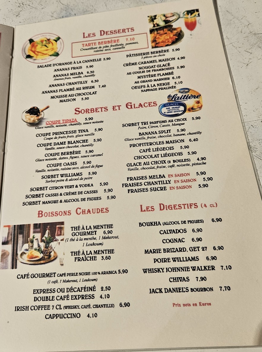 Restaurante Tipaza menu 5