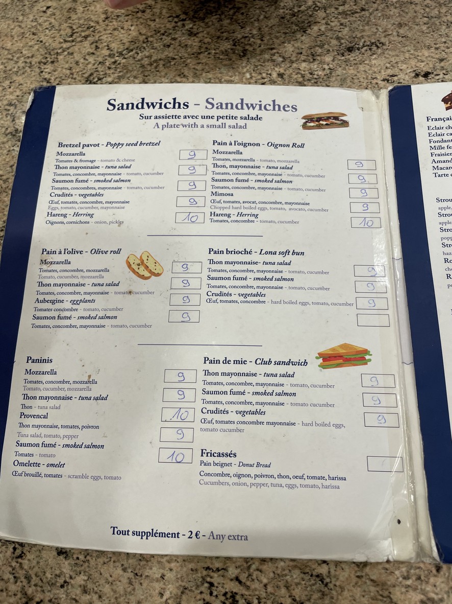 Korcarz menu 1