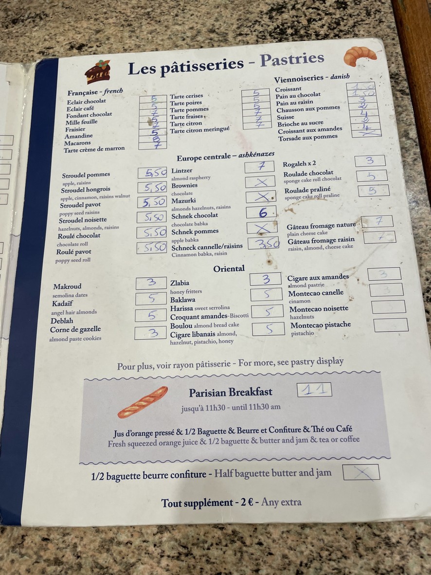 Korcarz menu 3