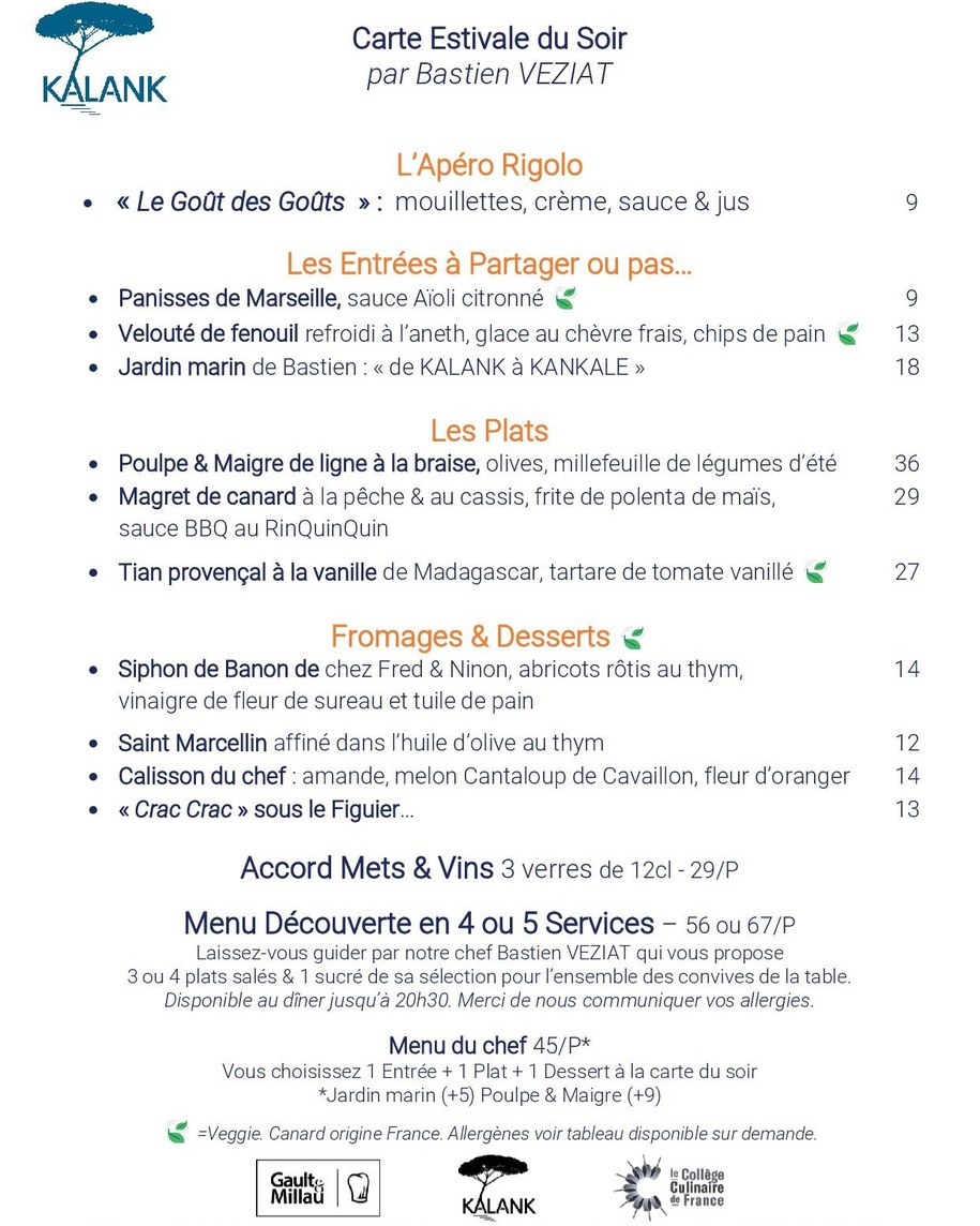 KALANK menu 1