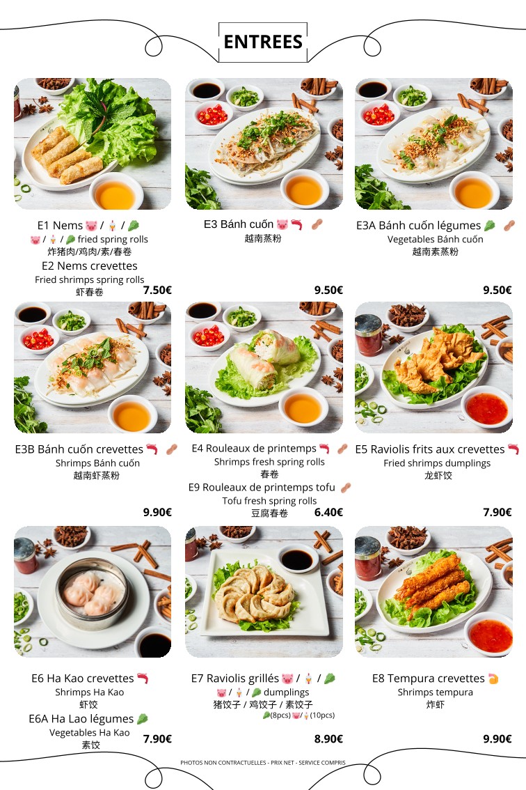 Pho Belleville menu 1