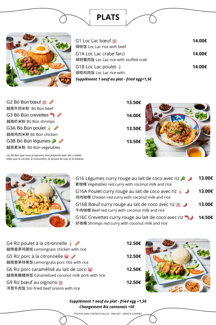 Pho Belleville menu 3