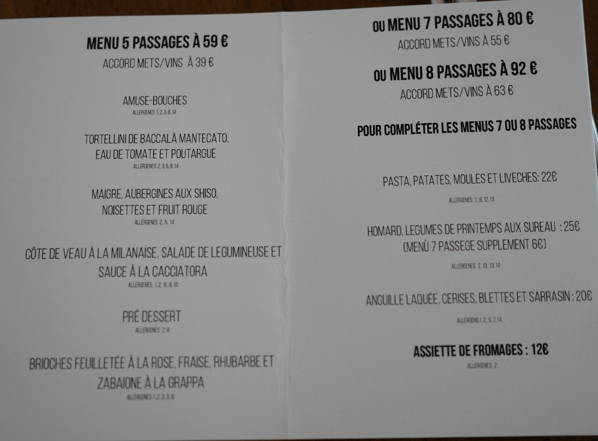 Dilia menu 1