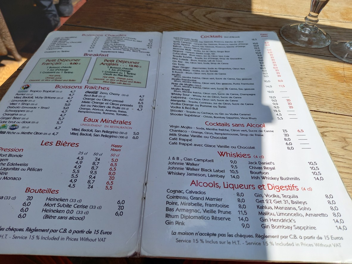 Le Jaurès Café menu 2