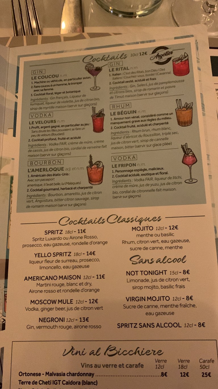 FLOCCO menu 2