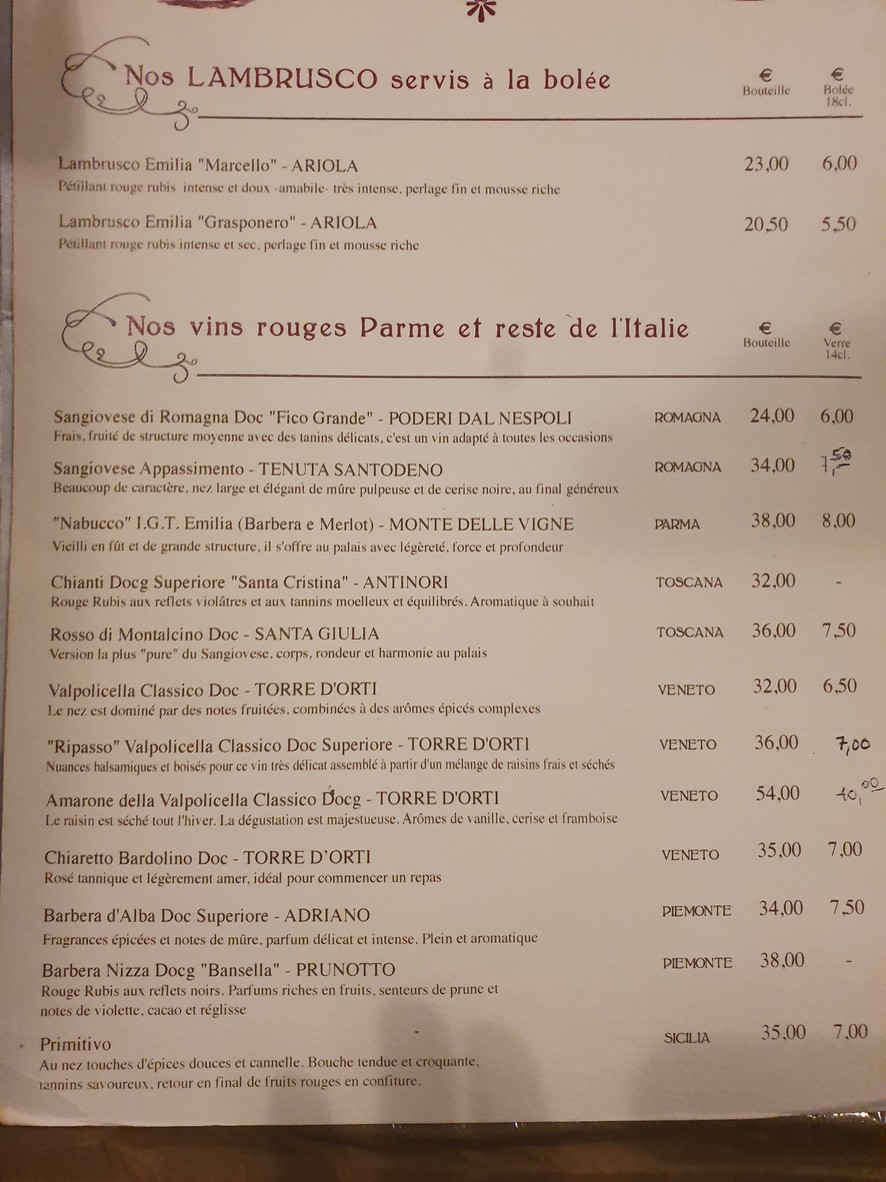 Salsamenteria di Parma menu 4