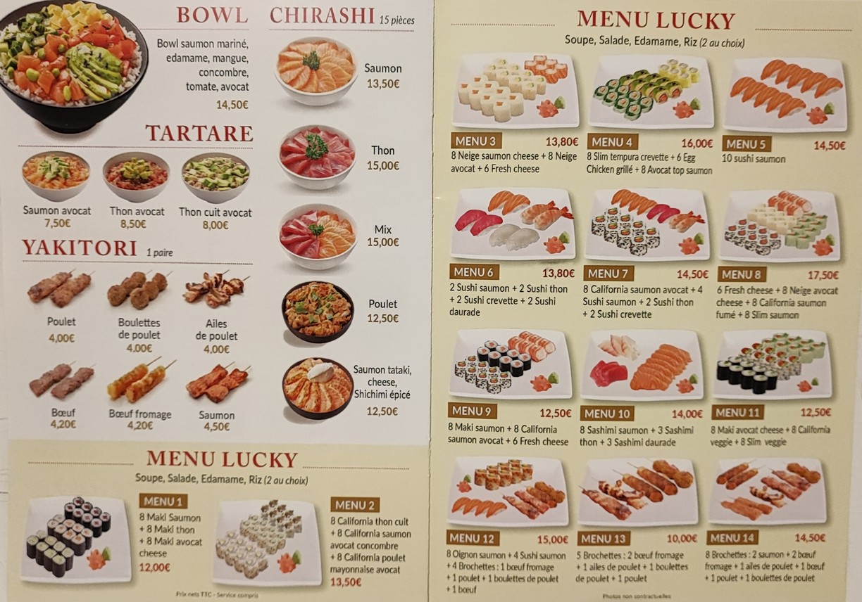 Lucky box menu 2