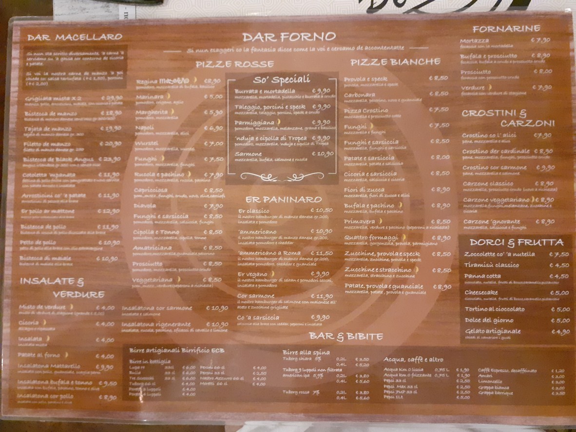 A Casa di Ale - Preneste menu 3