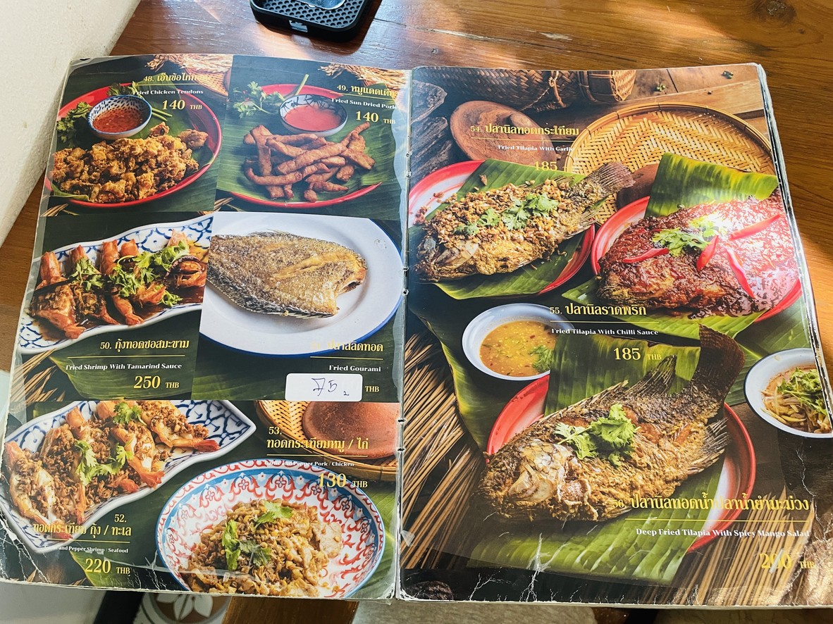 Chan Laem Restaurant menu 4