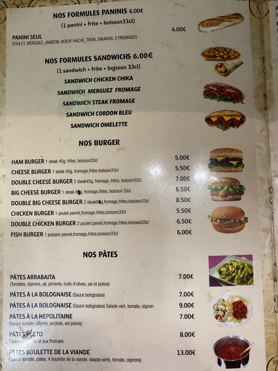Pizzeria Bella Italia menu 1
