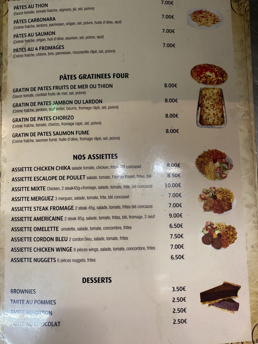 Pizzeria Bella Italia menu 2