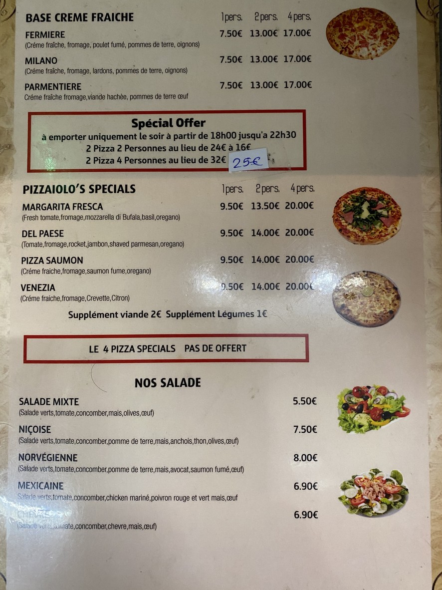 Pizzeria Bella Italia menu 4