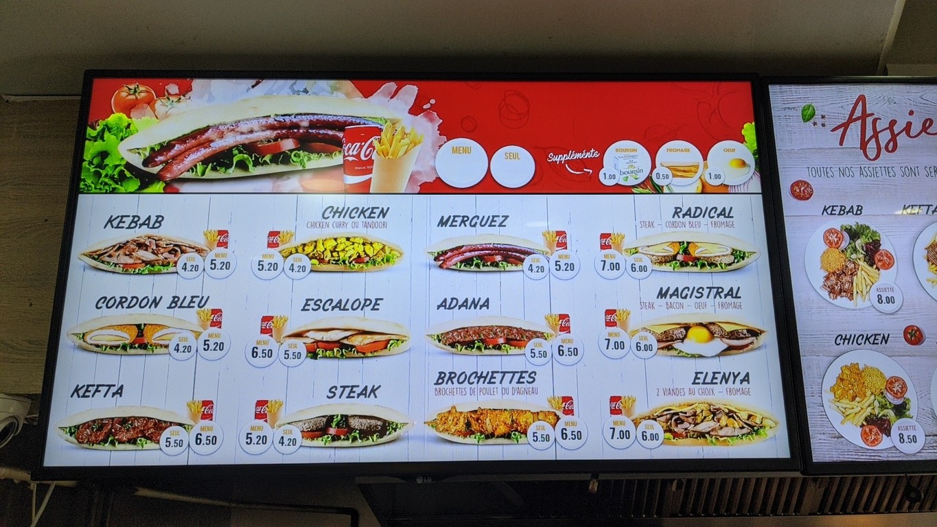 Grill plaisance menu 1