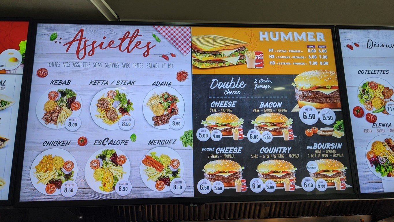Grill plaisance menu 2