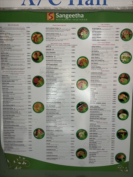 Sangeetha Restaurant Végétarien